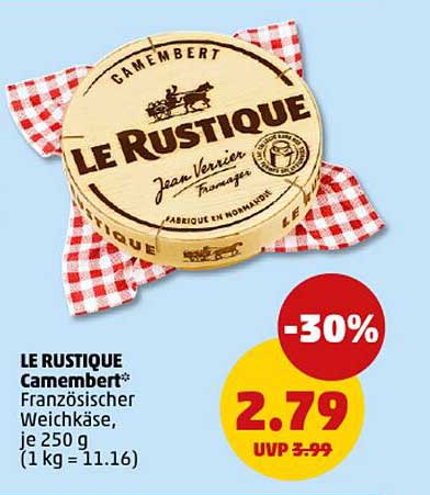 LE RUSTIQUE Camembert