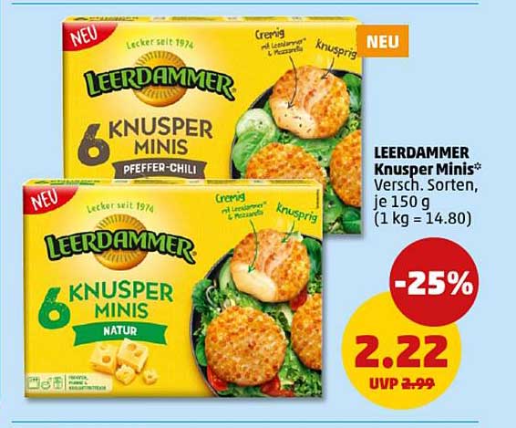 LEERDAMMER Knusper Minis