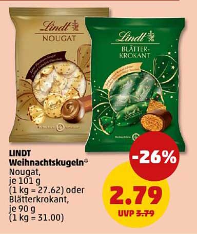 LINDT Weihnachtskugeln*