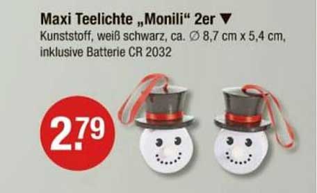 Maxi Teelichte „Monili“ 2er