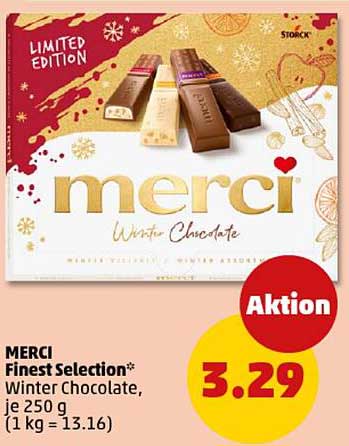 merci Winter Chocolate