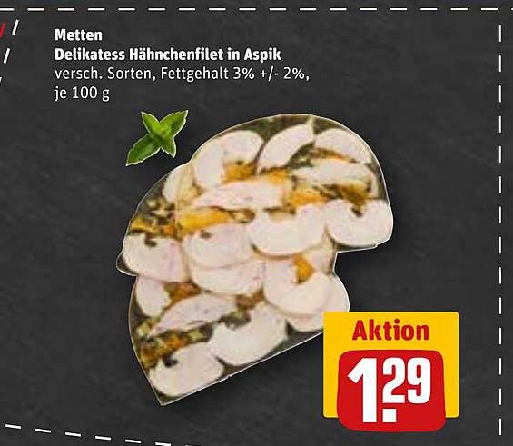 Metten Delikatess Hähnchenfilet in Aspik