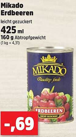 Mikado Erdbeeren