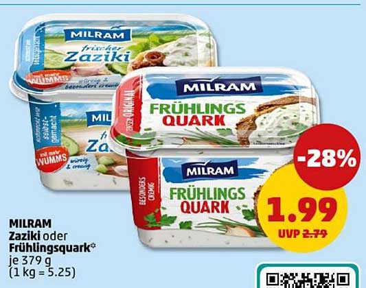 MILRAM Zaziki oder Frühlingsquark