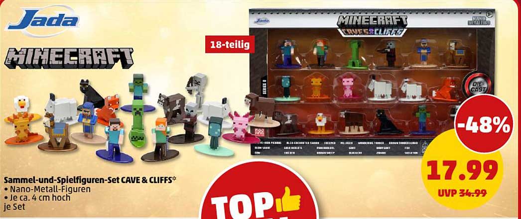 Minecraft Sammel- und Spielfiguren-Set CAVE & CLIFFS