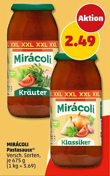 MIRÁCOLI Pastasauce