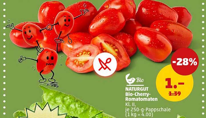 NATURGUT Bio-Cherry-Romaten