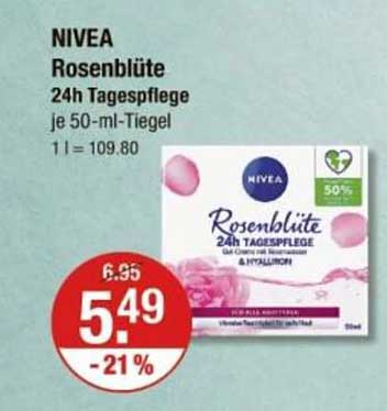 NIVEA Rosenblüte 24h Tagespflege