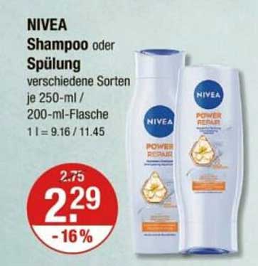 NIVEA Shampoo oder Spülung