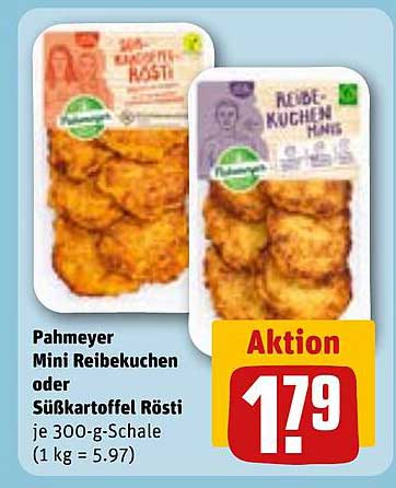 Pahmeyer Mini Reibekuchen oder Süßkartoffel Rösti