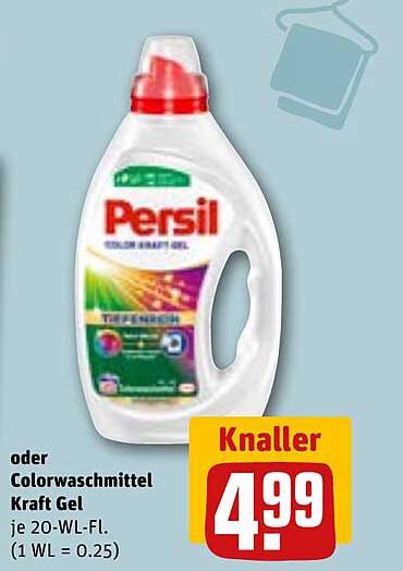 Persil Colorwaschmittel Kraft Gel