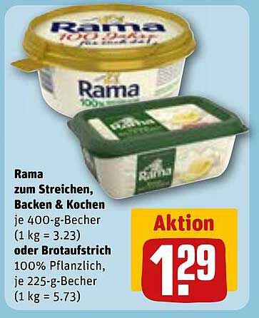 Rama zum Streichen, Backen & Kochen