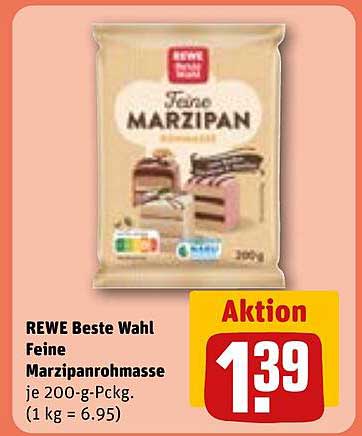 REWE Beste Wahl Feine Marzipanrohmasse