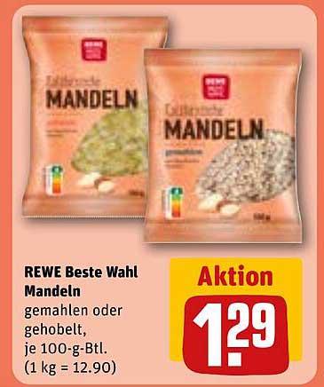 REWE Beste Wahl Mandeln