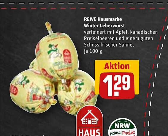 REWE Hausmarke Winter Leberwurst