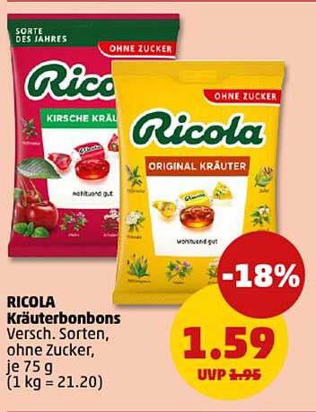 RICOLA Kräuterbonbons