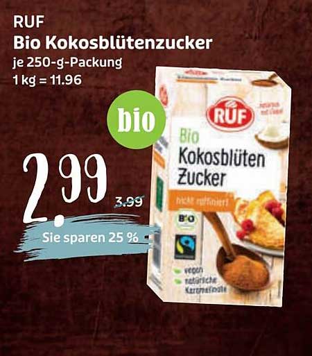 RUF Bio Kokosblütenzucker