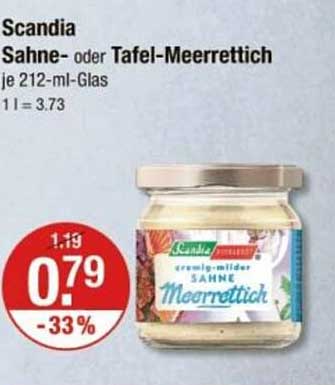 Scandia Sahne- oder Tafel-Meerrettich