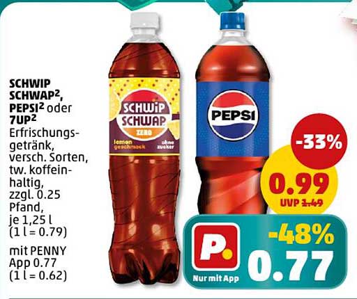 SCHWIP SCHWAP², PEPSI² oder 7UP²