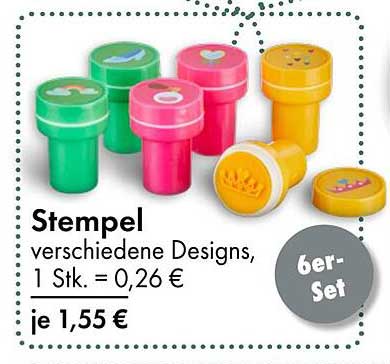 Stempel 6er-Set