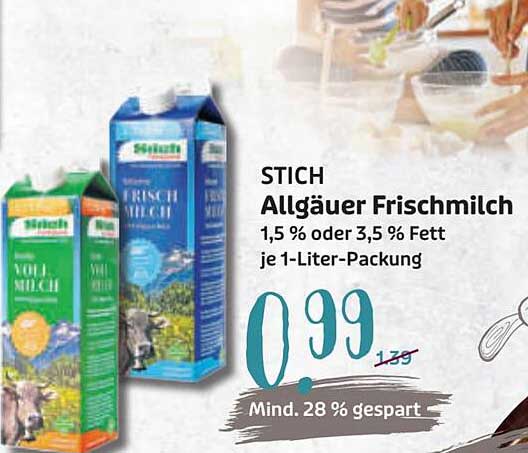 STICH Allgäuer Frischmilch