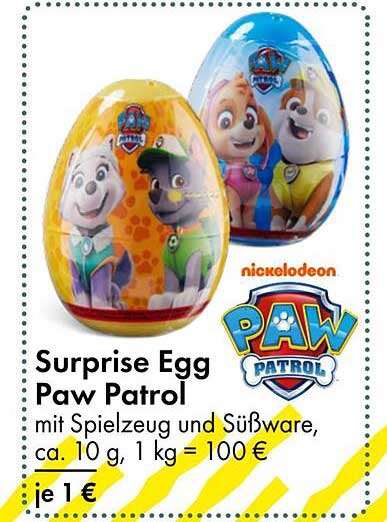 Surprise Egg Paw Patrol