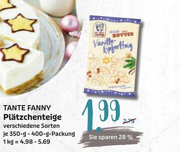 TANTE FANNY Plätzchenteige