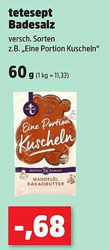 tetesept Badesalz „Eine Portion Kuscheln“