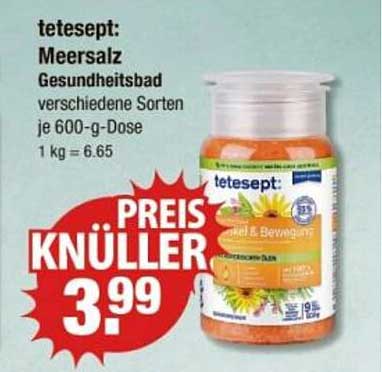 tetesept: Meersalz Gesundheitsbad