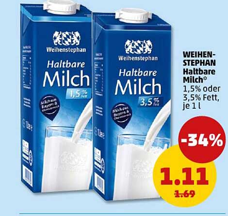 WEIHEN-STEPHAN Haltbare Milch*