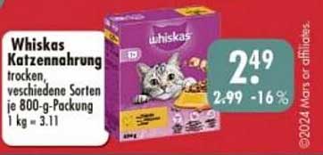 Whiskas Katzennahrung