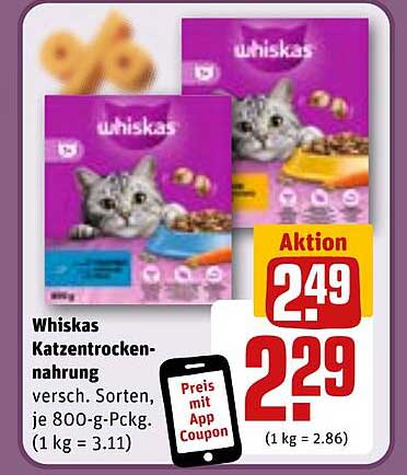 Whiskas Katzentrocken-nahrung