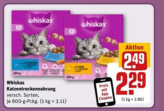 Whiskas Katzentrockenahrung