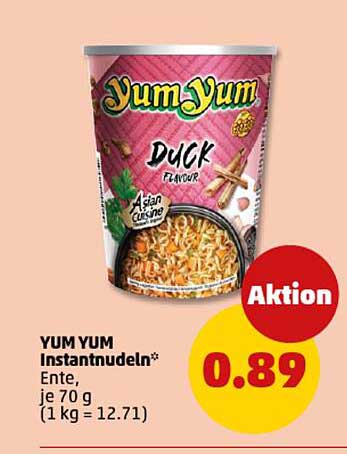 YUM YUM Instantnudeln* Ente,