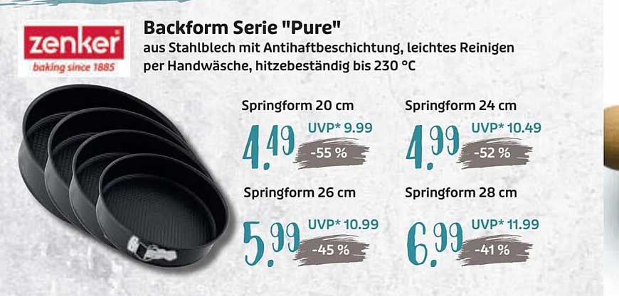 Zenker Backform Serie "Pure"