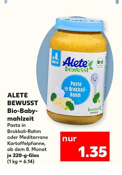 ALETE BEWUSST Bio-Babymahlzeit