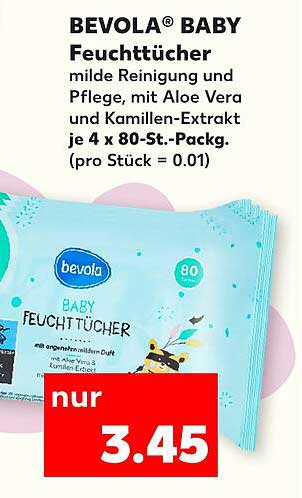 BEVOLA® BABY Feuchttücher