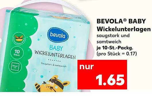 BEVOLA® BABY Wickelunterlagen