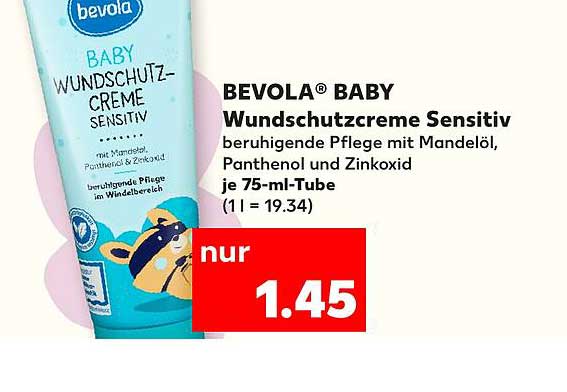 BEVOLA® BABY Wundschutzcreme Sensitiv