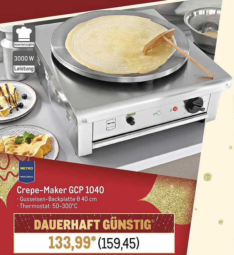 Crepe-Maker GCP 1040