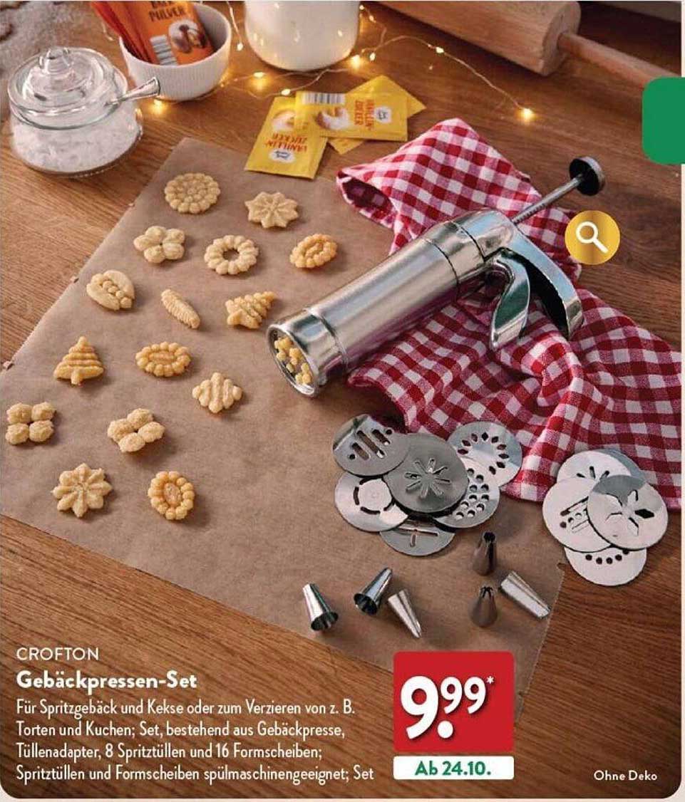 CROFTON Gebäckpressen-Set