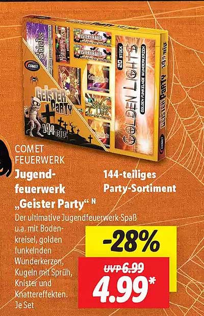 Jugendfeuerwerk „Geister Party“