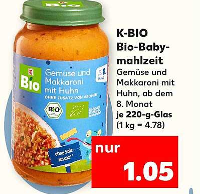 K-BIO Bio-Babymahlzeit