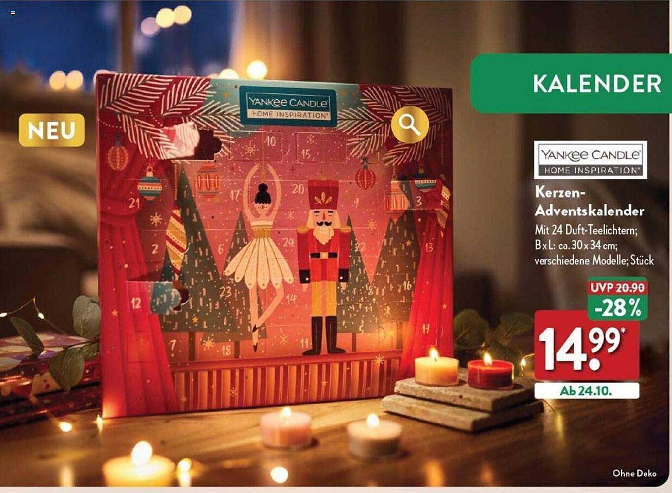 Kerzen-Adventskalender