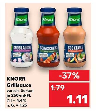 KNORR Grillsauce