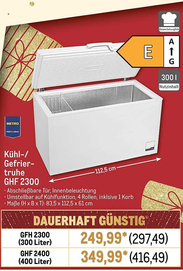 Kühl-/Gefriertruhe GHF 2300