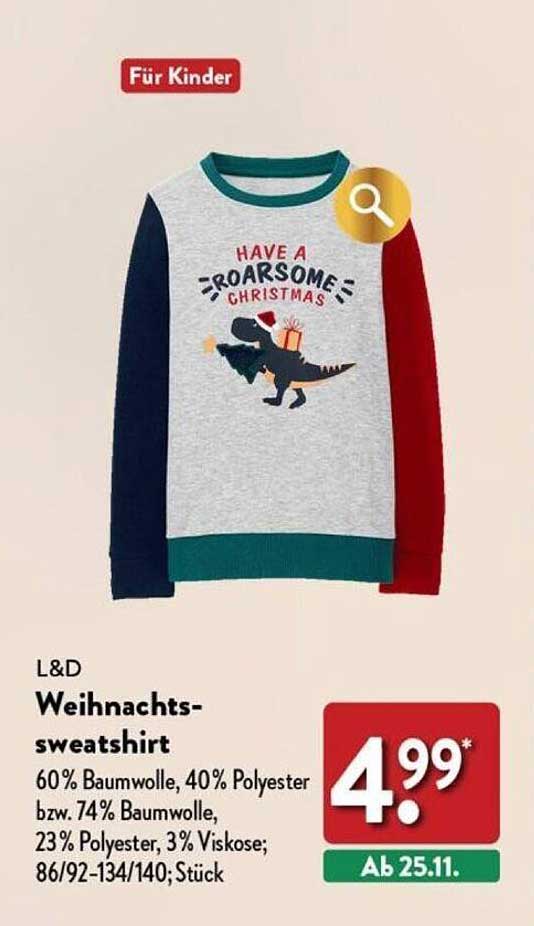 L&D Weihnachts-sweatshirt