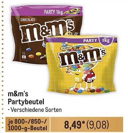 m&m's Partybeutel