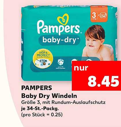 PAMPERS Baby Dry Windeln