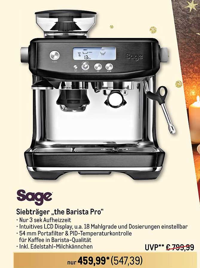 Siebträger „the Barista Pro“